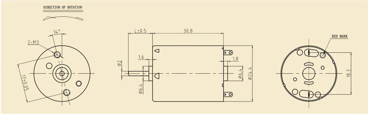 370 motor for disinfection gun